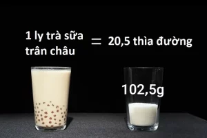 trà sữa có gây nghiện không